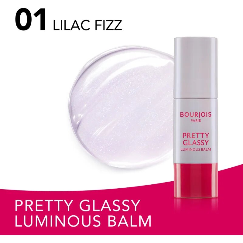 Bourjois Pretty Glassy multifunkční rozjasňovač odstín 01 Lilac Fizz 5 g