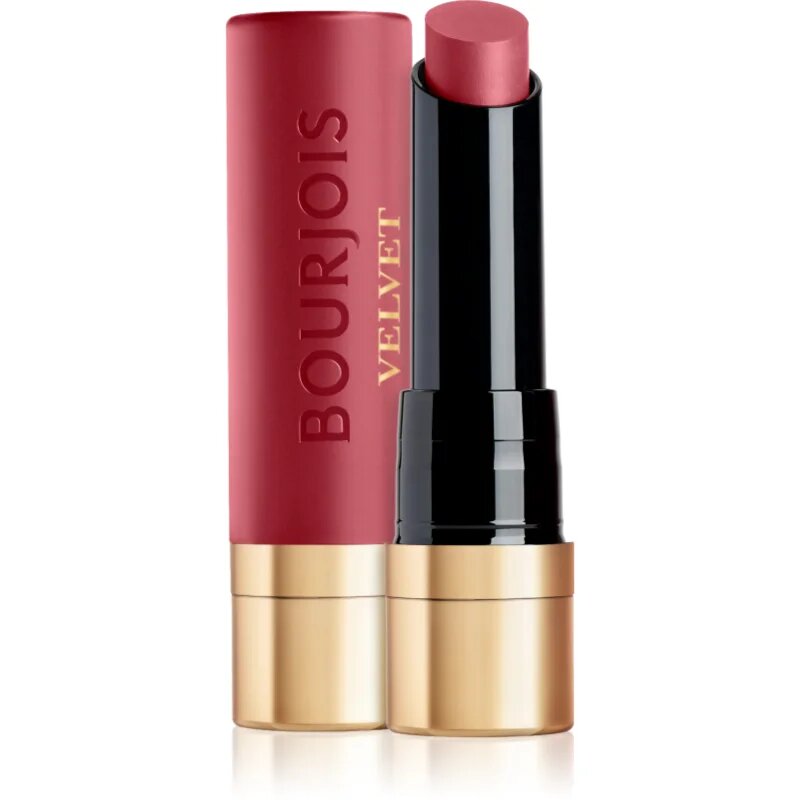 Bourjois Rouge Velvet The Lipstick dlouhotrvající rtěnka s matným efektem odstín 45 Mauv Ringue 2.4 g