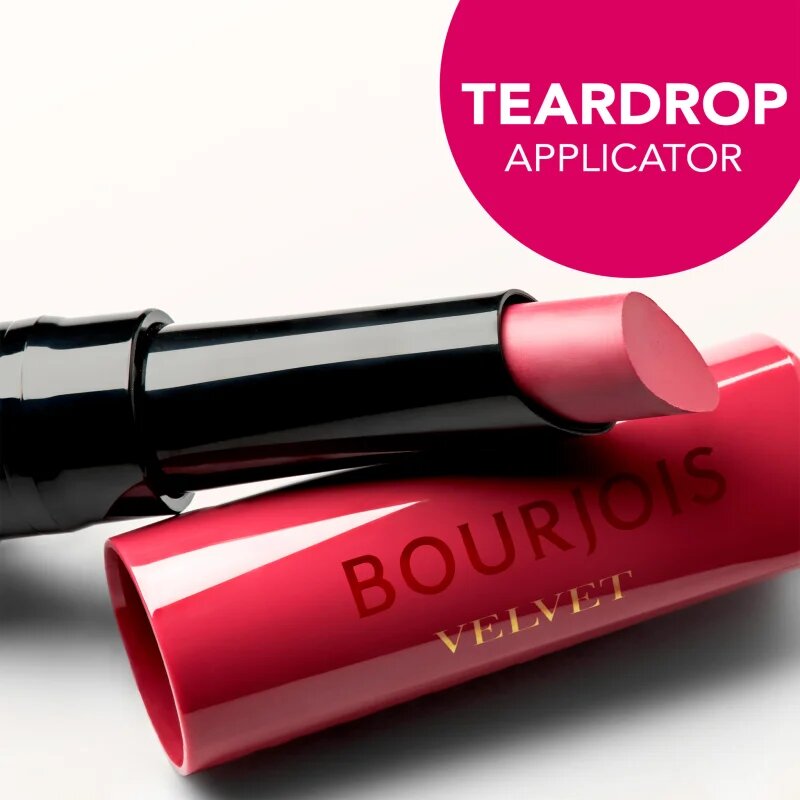 Bourjois Rouge Velvet The Lipstick dlouhotrvající rtěnka s matným efektem odstín 45 Mauv Ringue 2.4 g