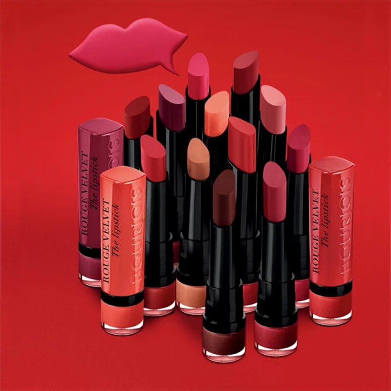 Bourjois Rouge Velvet The Lipstick matná rtěnka odstín 10 Magni-Fig 24 g