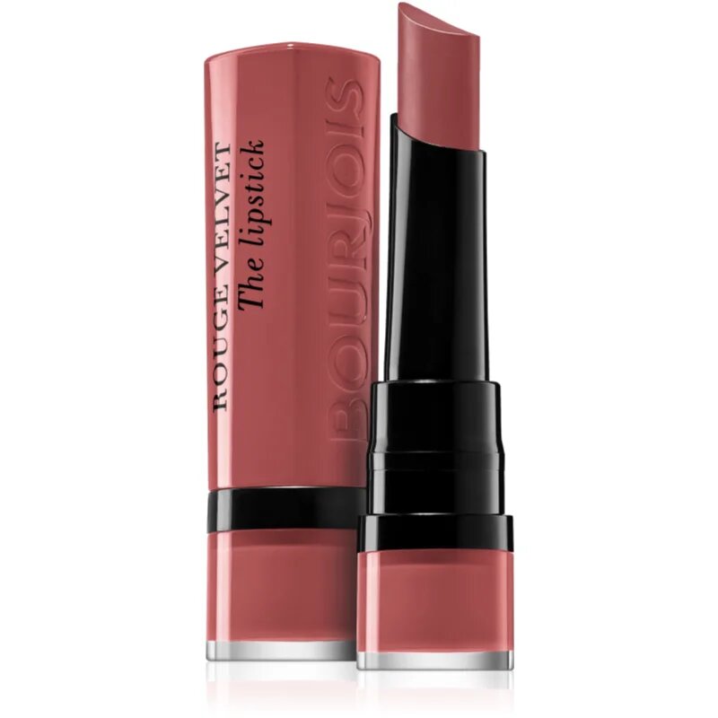 Bourjois Rouge Velvet The Lipstick matná rtěnka odstín 33 Rose Water 24 g