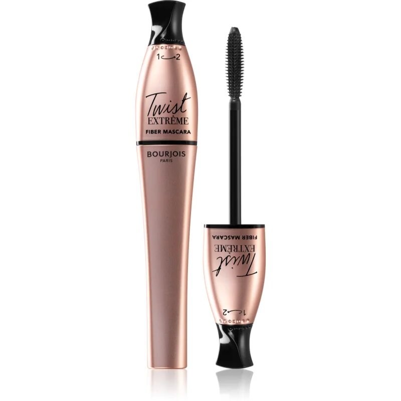 Bourjois Twist Extreme řasenka pro objem délku a oddělení řas odstín 24 Black 8 ml