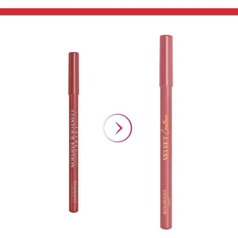 Bourjois Velvet Contour konturovací tužka na rty odstín 19 Place des Roses 114 g