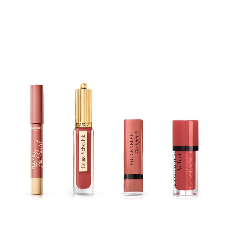 Bourjois Velvet the Pencil rtěnka v tužce s matným efektem odstín 01 Nudifull 1.8 g
