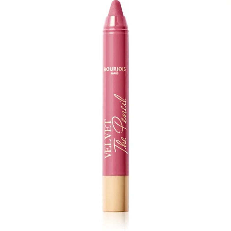 Bourjois Velvet the Pencil rtěnka v tužce s matným efektem odstín 02 Amou-Rose 18 g