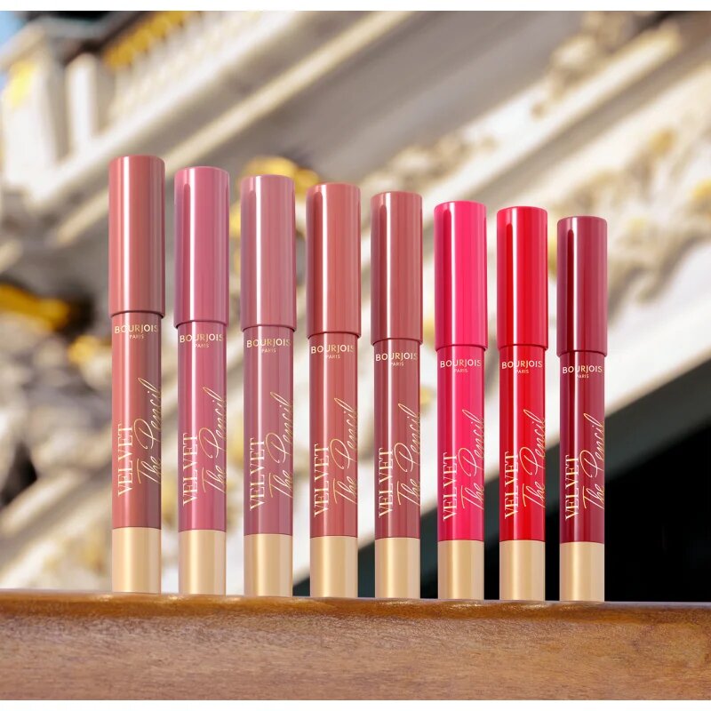Bourjois Velvet the Pencil rtěnka v tužce s matným efektem odstín 03 In Mauve Again 18 g
