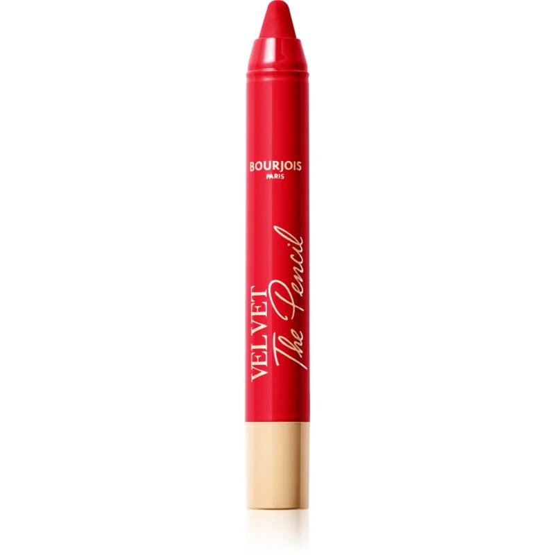 Bourjois Velvet the Pencil rtěnka v tužce s matným efektem odstín 07 Rouge Es-carmin 18 g