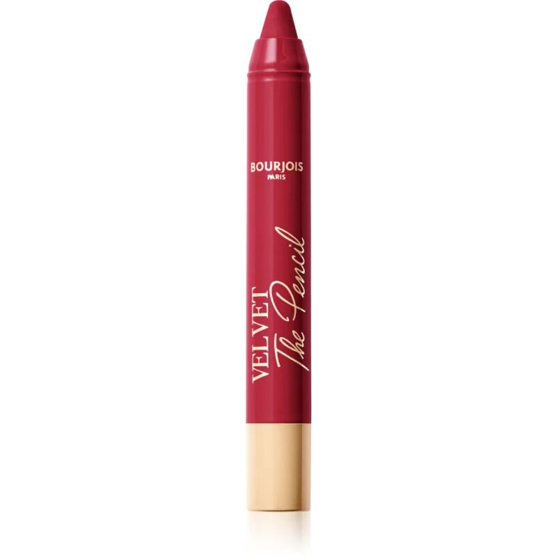 Bourjois Velvet the Pencil rtěnka v tužce s matným efektem odstín 08 Rouge Di'vin 18 g