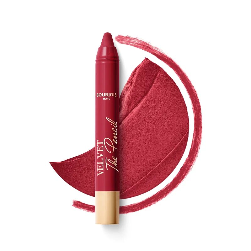 Bourjois Velvet the Pencil rtěnka v tužce s matným efektem odstín 08 Rouge Di'vin 18 g