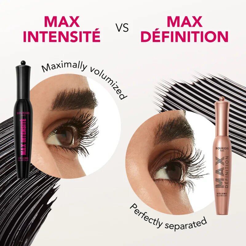 Bourjois Volume Glamour Max Intensité řasenka pro objem odstín 1 Intense Black 12 ml
