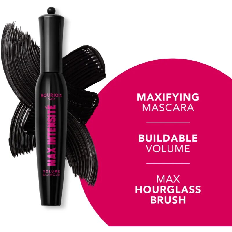 Bourjois Volume Glamour Max Intensité řasenka pro objem odstín 1 Intense Black 12 ml