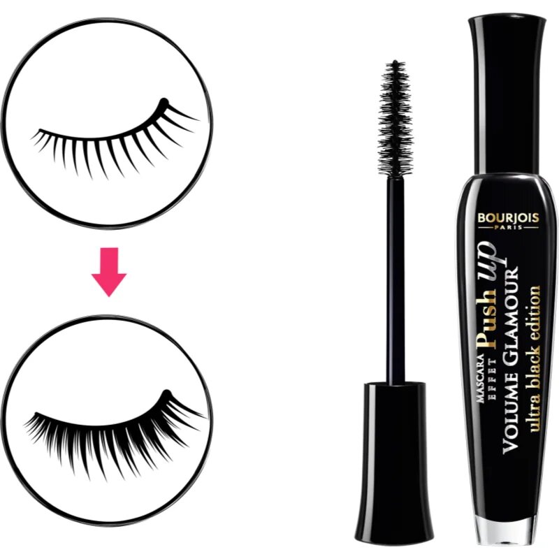 Bourjois Volume Glamour řasenka pro objem a natočení řas odstín 31 Ultra Black 7 ml