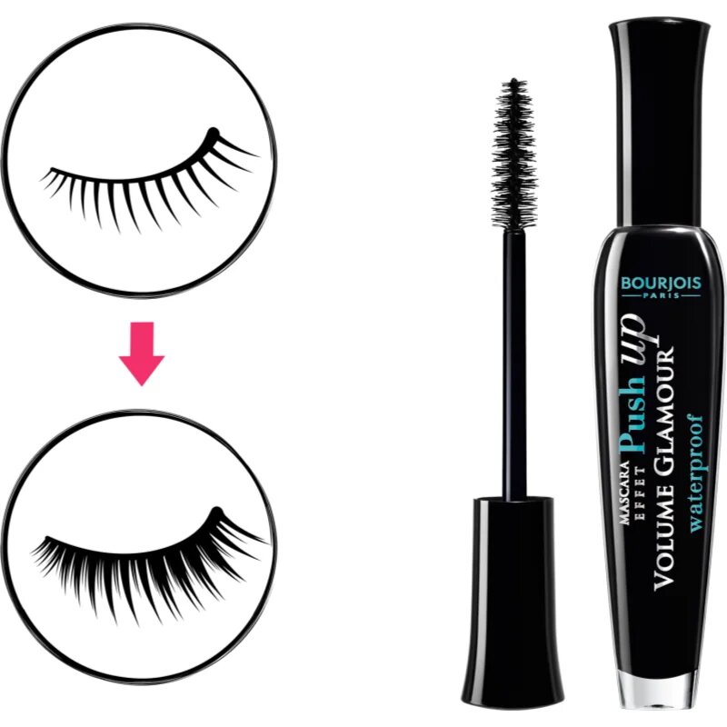 Bourjois Volume Glamour voděodolná řasenka pro objem a natočení řas odstín 71 Black 7 ml