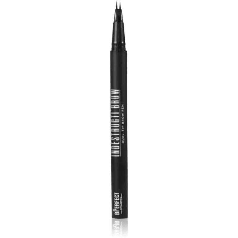 BPerfect Indestructi'Brow Dual-tip Brow Pen oboustranná tužka na obočí odstín Charcoal 1 g