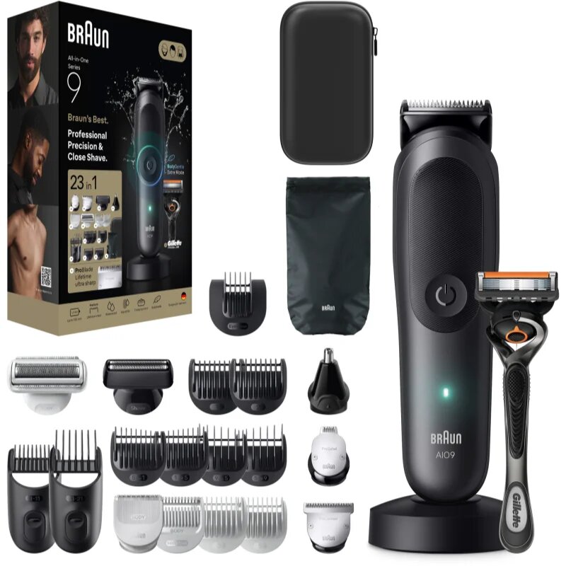 Braun All-in-One Series 9 AIO9520 sada pro péči o vlasy vousy a tělo 1 ks