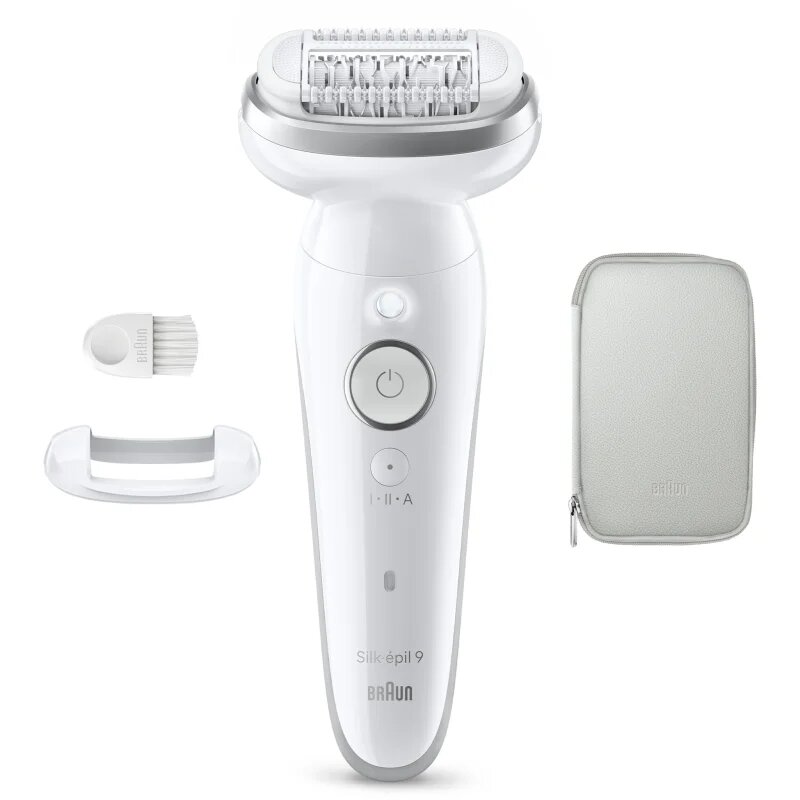 Braun Silk-épil 9 9-011 epilátor s plně flexibilní hlavou pro mokré i suché holení 1 ks