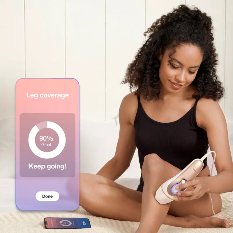 Braun Smart Skin Expert IPL7147 chytré IPL zařízení pro odstranění chloupků na tělo tvář oblast bikin a podpaží 1 ks