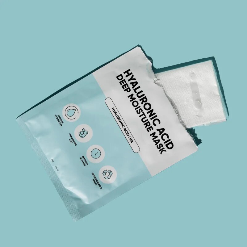 breakout + aid Hyaluronic Acid Deep Moisture Mask hydratační plátýnková maska s kyselinou hyaluronovou 34 g