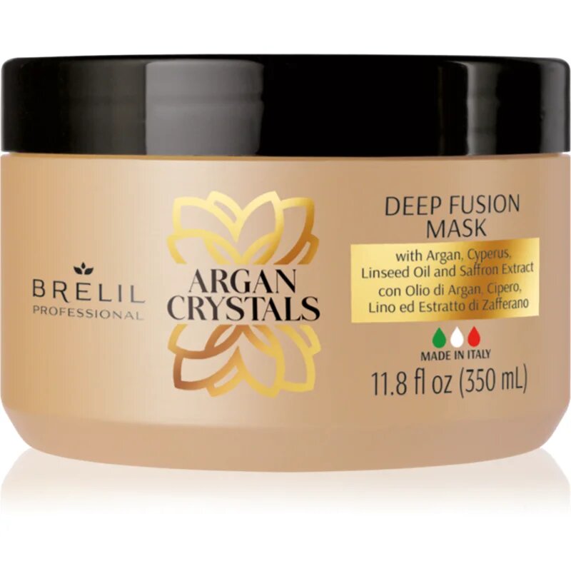 Brelil Professional Cristalli di Argan Deep Fusion Mask hydratační maska s arganovým olejem 350 ml