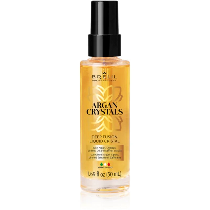 Brelil Professional Cristalli di Argan Extreme Brilliance rozjasňující tekuté krystaly pro suché vlasy 50 ml