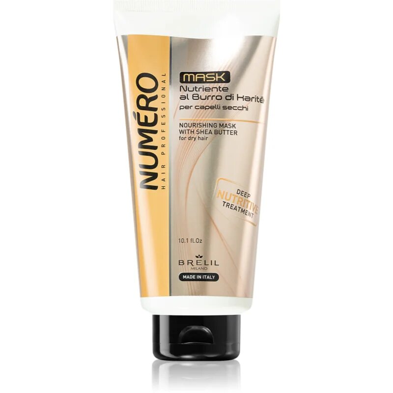 Brelil Professional Nourishing Mask vyživující maska s bambuckým máslem pro suché vlasy 300 ml