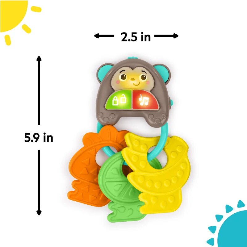 Bright Starts MonKeys hudební hračka 6 m+ 1 ks