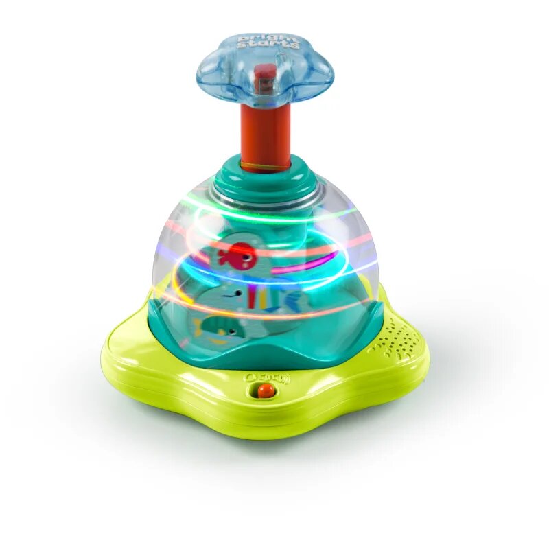 Bright Starts Press & Glow Spinner aktivity hračka s melodií 6 m+ 1 ks