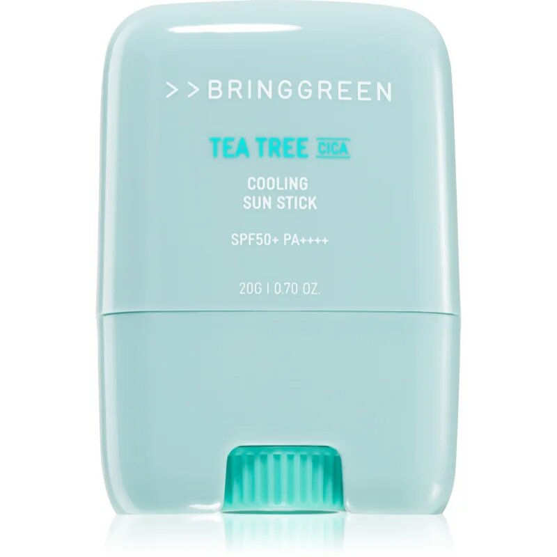 BRINGGREEN Tea Tree Cica Cooling Sun Stick ochranný pleťový krém v tyčince SPF 50+ 20 g