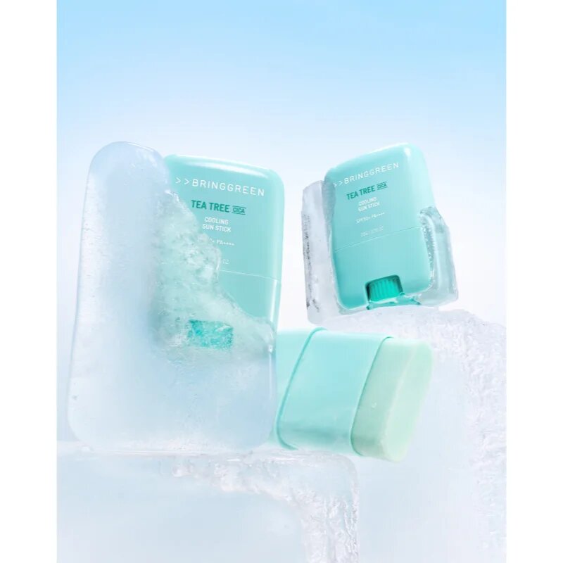 BRINGGREEN Tea Tree Cica Cooling Sun Stick ochranný pleťový krém v tyčince SPF 50+ 20 g