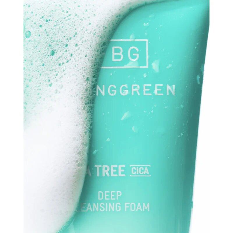 BRINGGREEN Tea Tree Cica Deep Cleansing Foam hloubkově čisticí pěna se zklidňujícím účinkem 120 ml