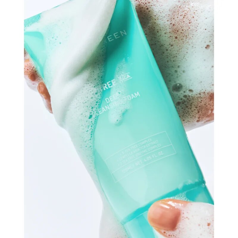 BRINGGREEN Tea Tree Cica Deep Cleansing Foam hloubkově čisticí pěna se zklidňujícím účinkem 120 ml