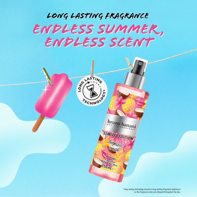Bruno Banani Limited Edition Tropical Crush parfémovaný tělový sprej pro ženy 250 ml