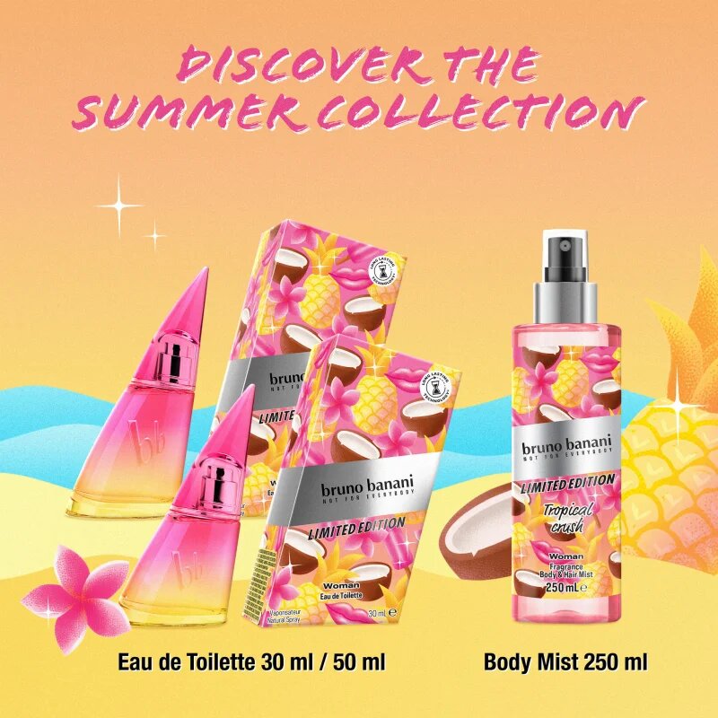 Bruno Banani Limited Edition Tropical Crush parfémovaný tělový sprej pro ženy 250 ml
