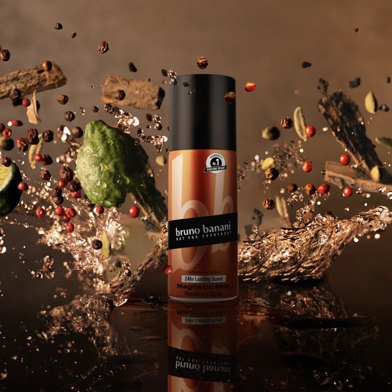 Bruno Banani Magnetic Man deodorant ve spreji 24h pro muže 150 ml
