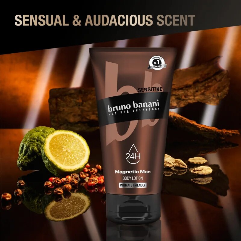 Bruno Banani Magnetic Man hydratační tělový krém pro muže 150 ml