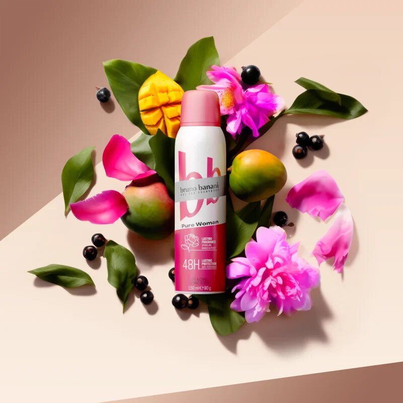 Bruno Banani Pure Woman Sparkling Mango & Peony antiperspirant 48h pro ženy 150 ml