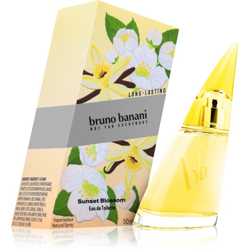 Bruno Banani Sunset Blossom Jasmine & Vanilla toaletní voda pro ženy 50 ml