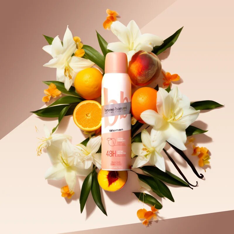 Bruno Banani Woman Peach & Musk antiperspirant 48h pro ženy 150 ml