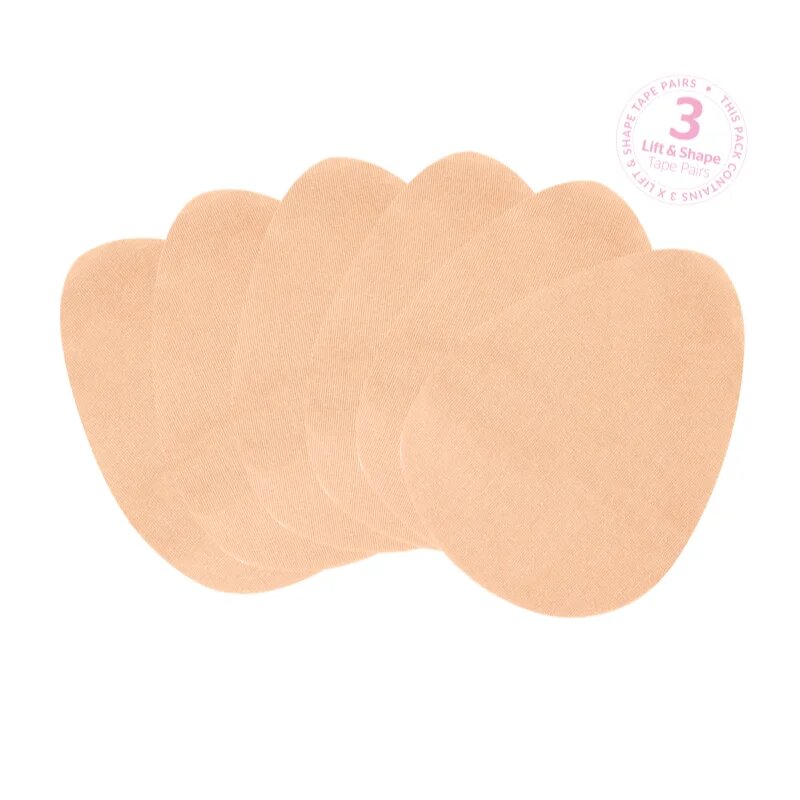 Brushworks Assorted Complexion lepicí páska na prsa 3 ks