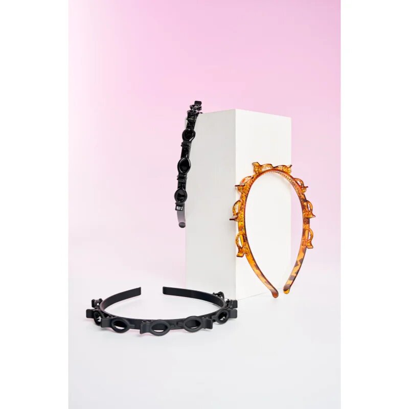 Brushworks Butterfly Clip Headbands čelenka do vlasů 3 ks