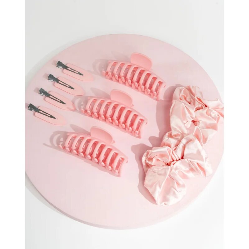 Brushworks Complete Hair Clip & Scrunchie Set sada gumiček a sponek do vlasů