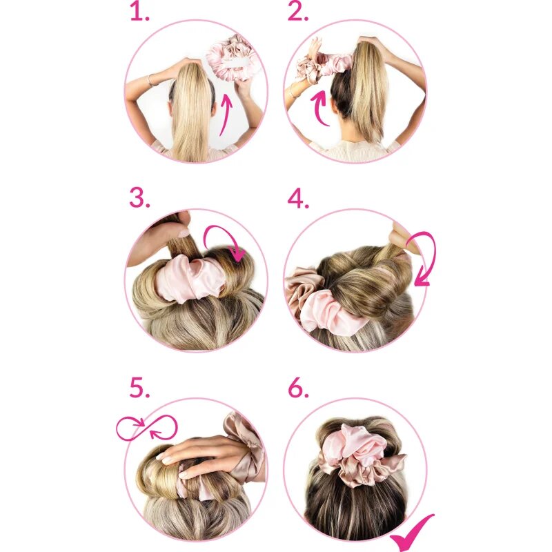 Brushworks Heatless Curling Scrunchie gumička pro natočení vlasů 1 ks