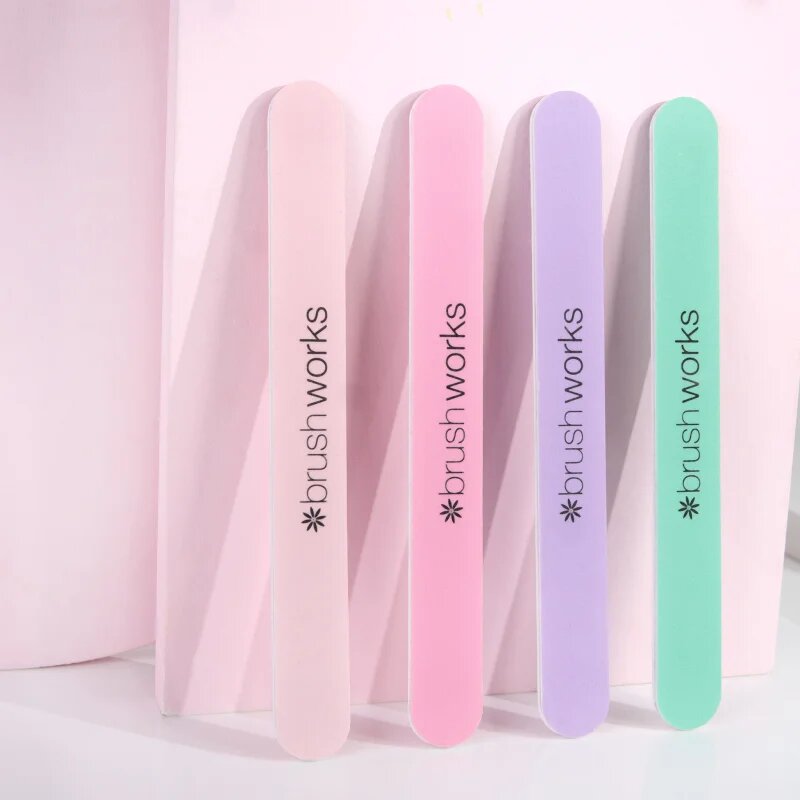 Brushworks Nail Files Pastel sada pilníků na nehty