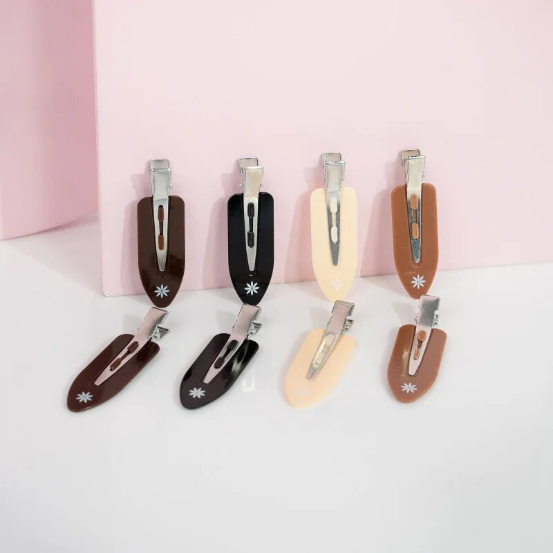 Brushworks No Crease Clips sponky do vlasů Nude