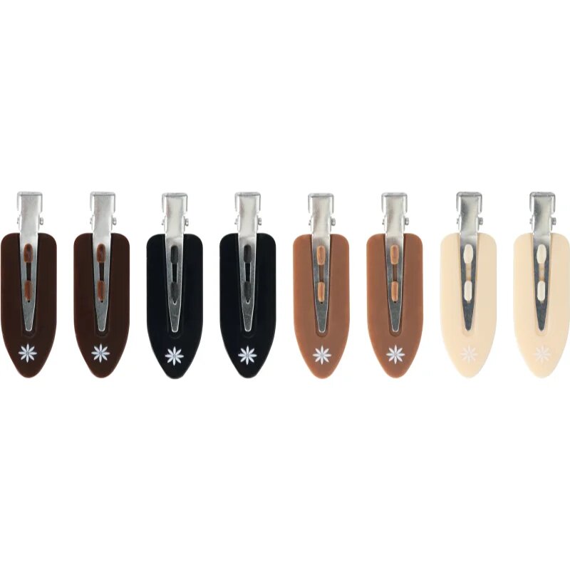 Brushworks No Crease Clips sponky do vlasů Nude