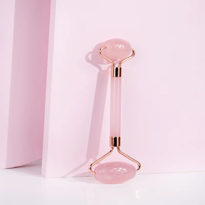 Brushworks Resin Rose Roller & Gua Sha sada pro péči o pleť