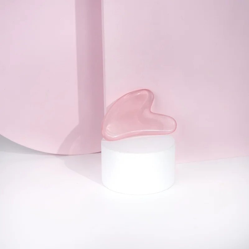Brushworks Resin Rose Roller & Gua Sha sada pro péči o pleť