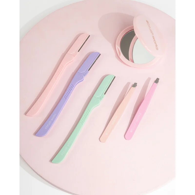 Brushworks Sculpt & Shape Set sada pro dokonalé obočí pro ženy