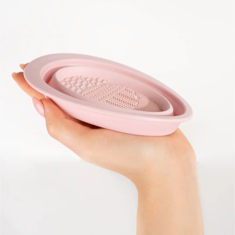 Brushworks Silicone Makeup Brush Cleaning Bowl silikonová pomůcka na čištění štětců 1 ks