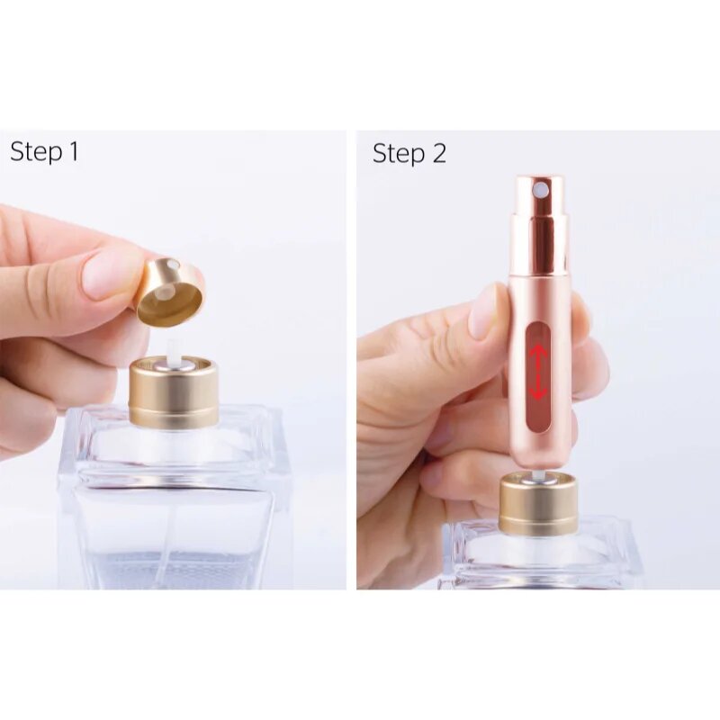 Brushworks Travel Atomiser plnitelný rozprašovač parfémů 1 ks